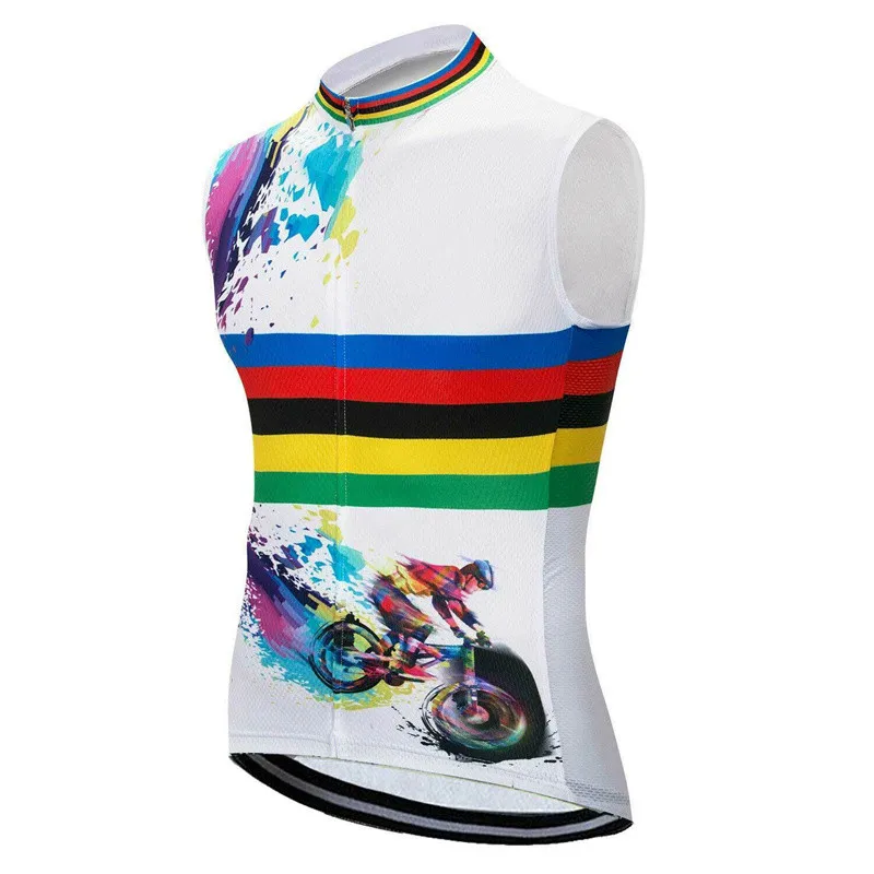 Горячая Распродажа дышащий Быстросохнущий велосипедный жилет Pro Team без рукавов