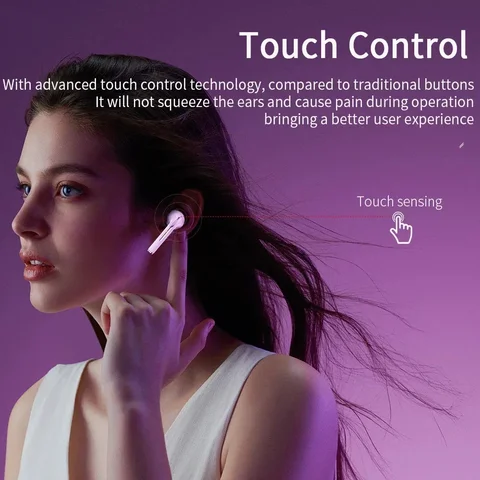 XIAOMI J18 настоящие беспроводные наушники с шумоподавлением Hi-Fi стерео игры с микрофоном ﻿ Водонепроницаемая гарнитура-вкладыши TWS