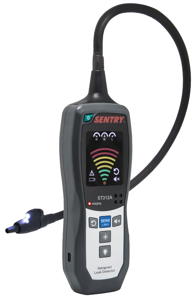 Детектор утечки хладагента HVAC для R32 с цветным ЖК-дисплеем