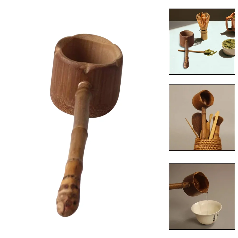 

Multi-functional Tea Spoon Long Handle Tea Scoop Tea Ceremony Accessory (Random Color)