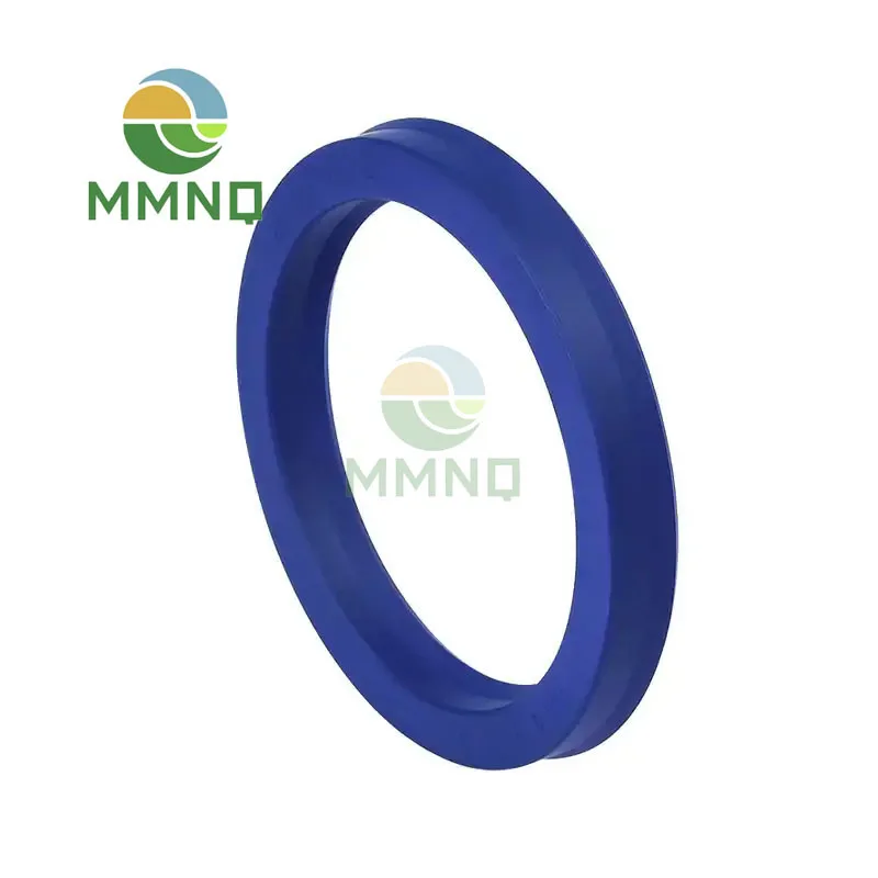 Синяя U-образная губа пневматического поршня гидравлического вращающегося вала