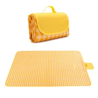 foldable camping picnic mat blanket beach rug portable outdoor sleeping plaid moisture pad waterproof plaid pad picnic equipmen