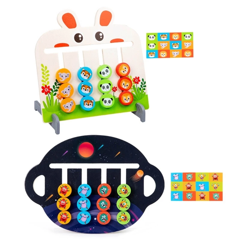 

Find The Right Animal for Toddlers Boys & Girls Basic Color Animal Cognition Learning Toy Thinking Training