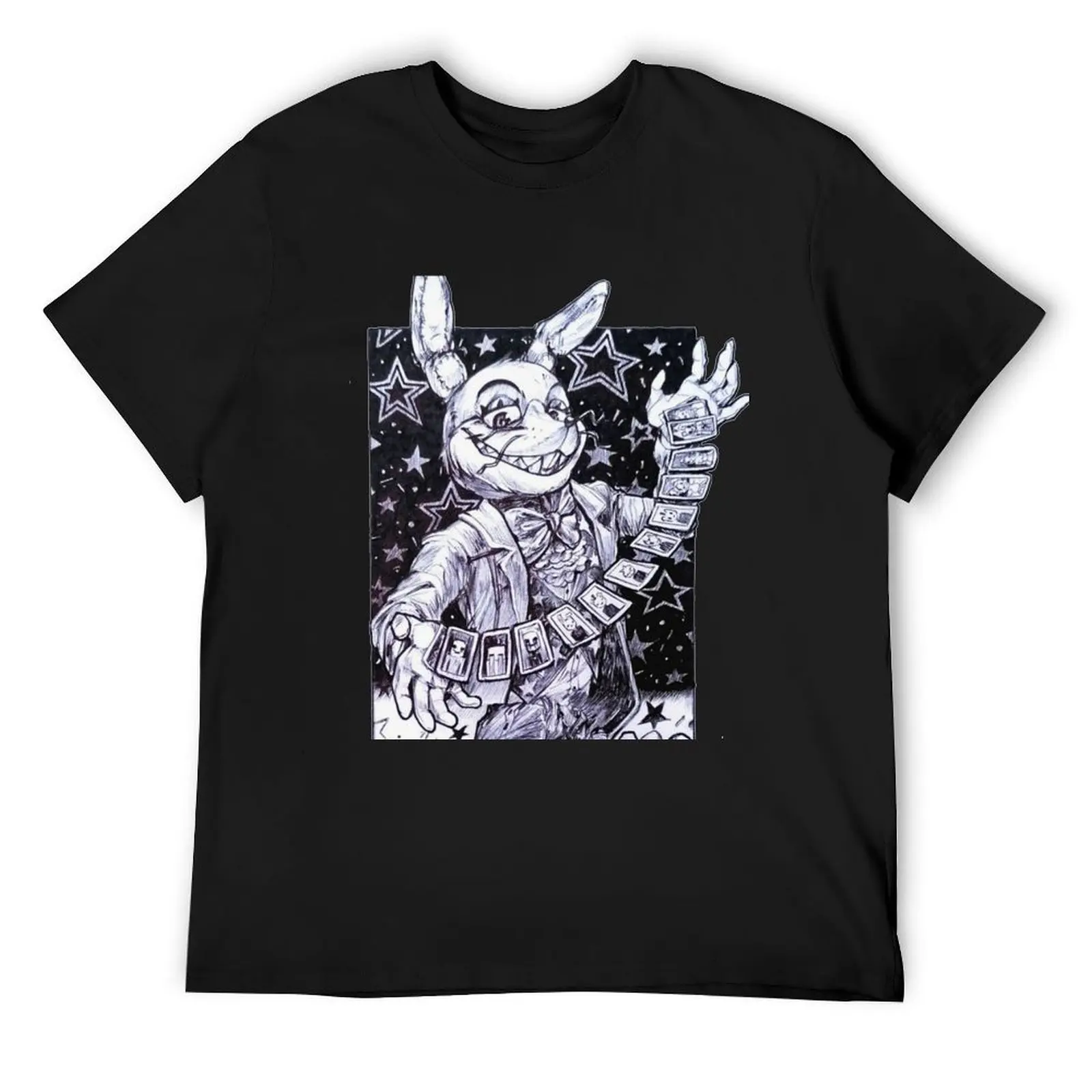 Черно-белая футболка Fnaf Security Breach Vanny Joker