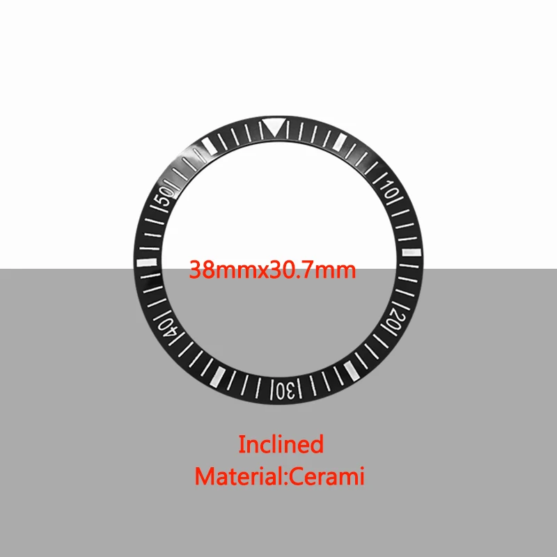 Керамическая вставка для часов Taiyangwen подходит Sub Seiko SKX007 корпуса NH35 корпус 38*30 7 мм