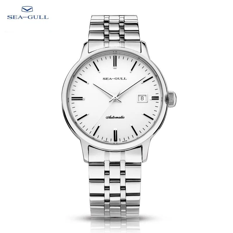 

2023 Seagull Men Business Watch 40mm Dial Automatic Mechanical Fashion Simple Calendar Wistwatch 50m Waterproof 816.362