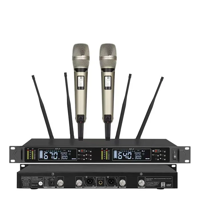 Фото P830 TURE DIVERSITY 640-690 МГц профессиональный сценический микрофон UHF беспроводная беспроводная микрофонная система microfono profesional №5
