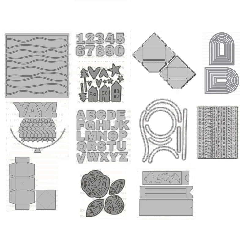 

Металлическая пресс-форма для рукоделия, скрапбукинга, практики, оформления фотоальбома, новинка 2023