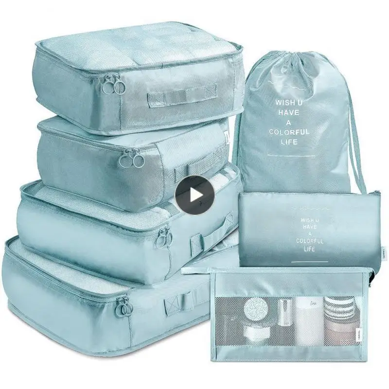 

Сумка-тораж для мытья косметики, Пыленепроницаемая сумка, сумка для путешествий, сумка для хранения одежды, набор 7/9, Упаковочная дорожная сумка