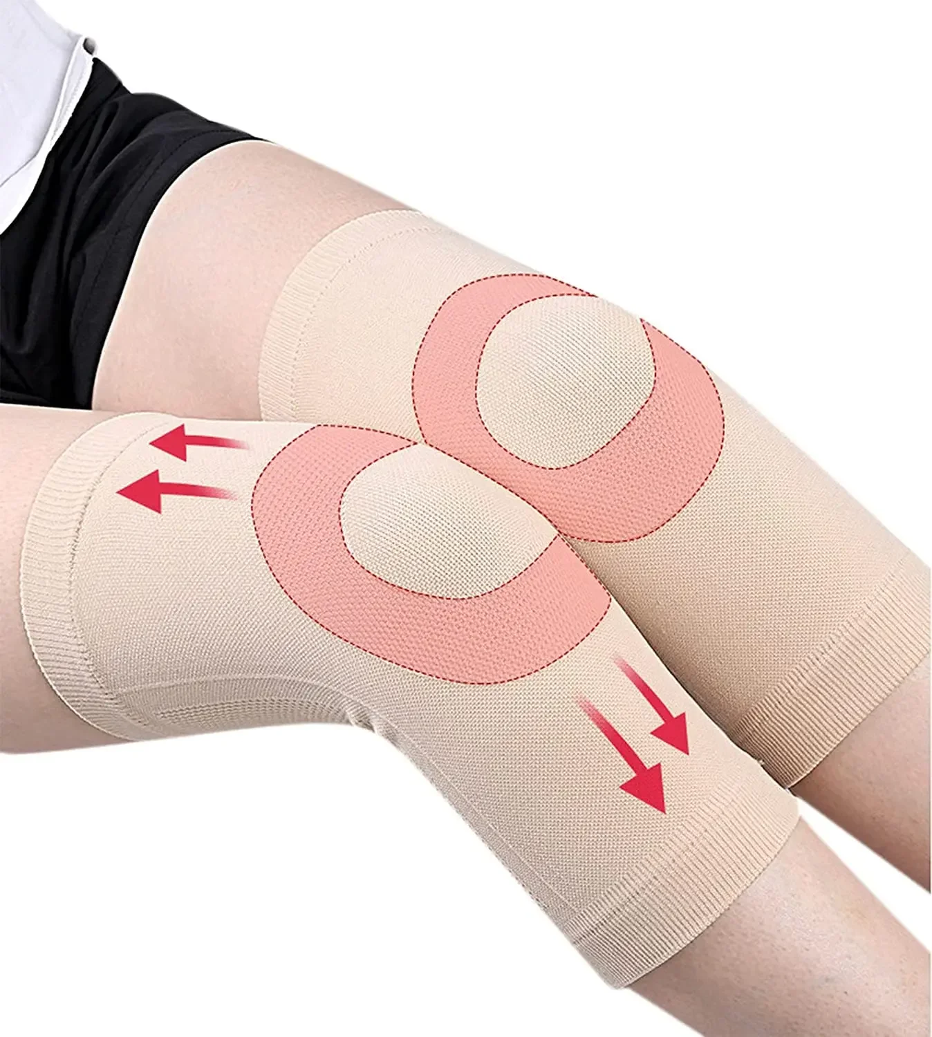 1 пара наколенников для поддержки колена улучшения кровообращения и облегчения