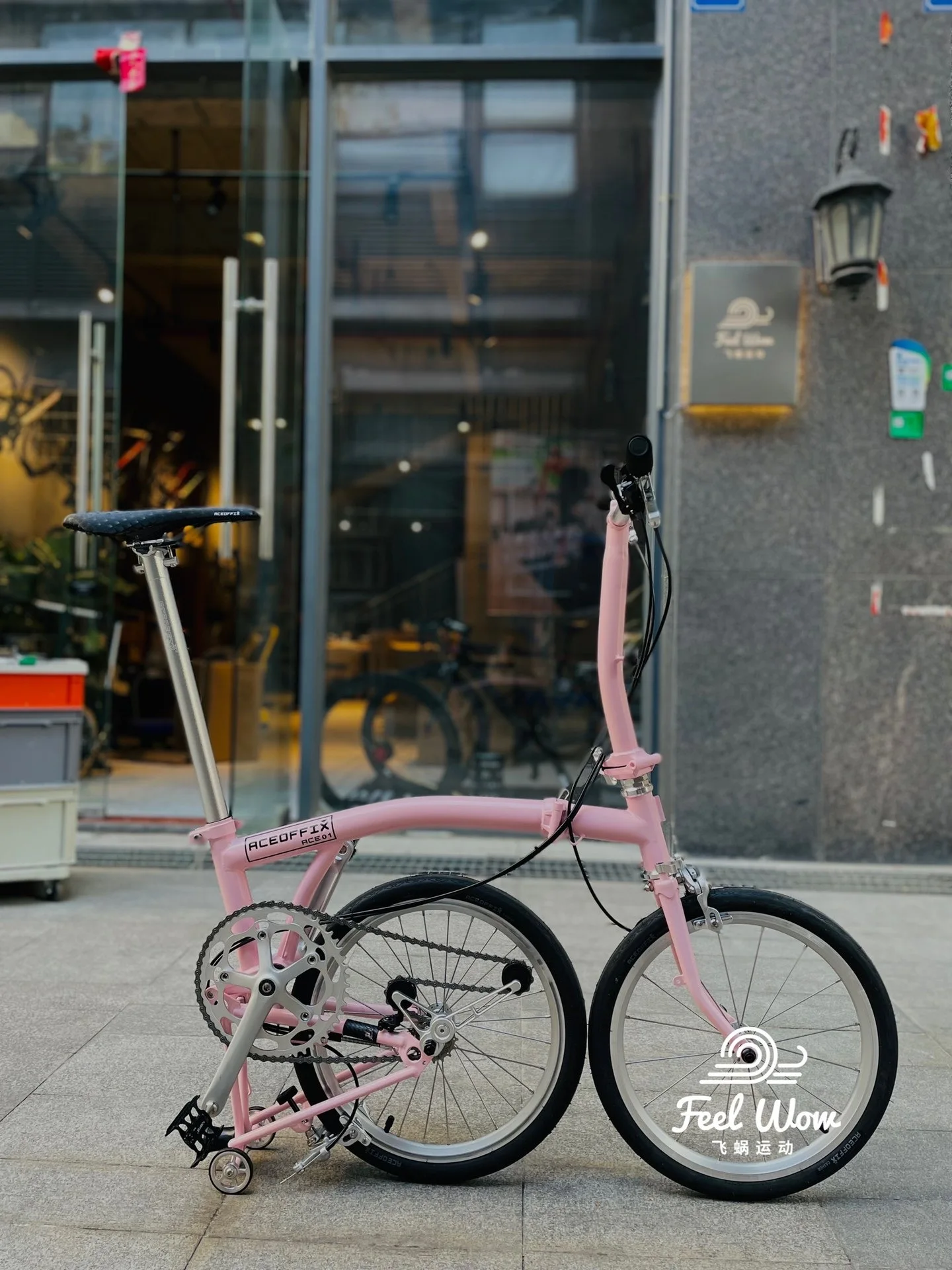 Трехскладной мини-велосипед 16-дюймовый велосипед из хромомолибденовой стали для