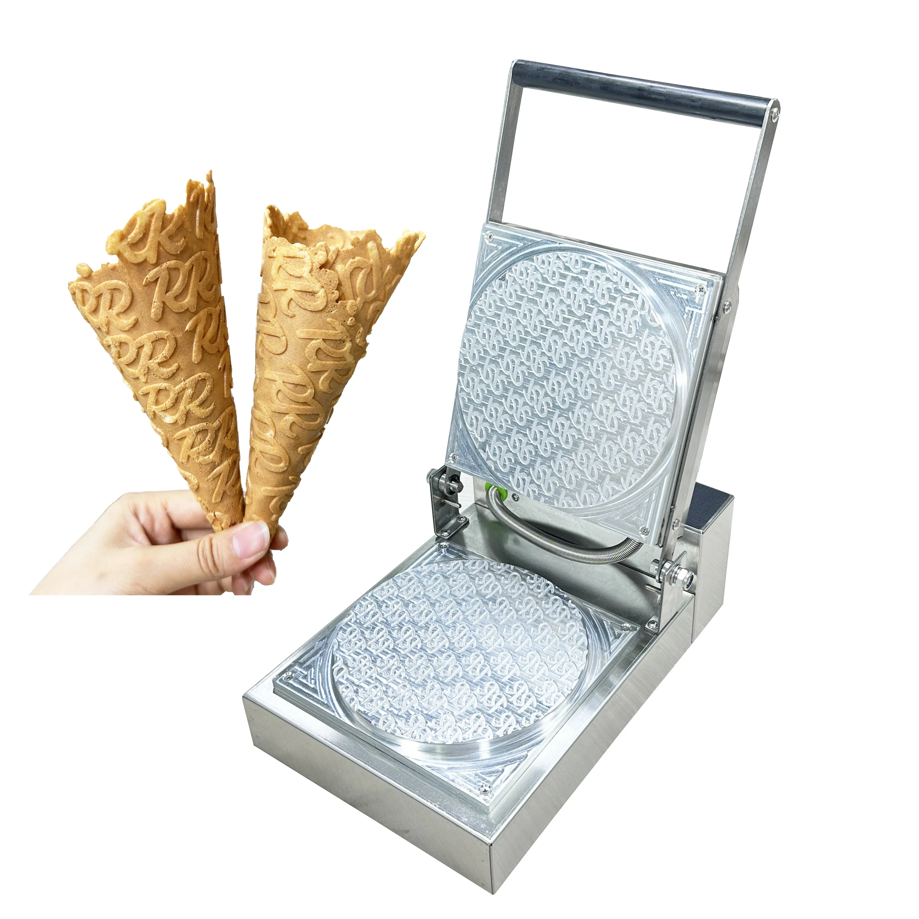 Вафельный рожок с логотипом Crave ЧПУ для мороженого сладкого магазина