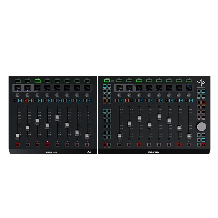 Фото MIDIPLUS-микшер 32-канальная цифровая обработка звука 8 интеллектуальных моторизованных фейдера Специально разработанный контроллер Daw №2