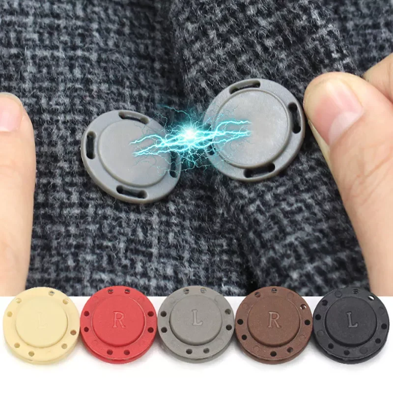 

A pair Magnet Button for Sewing Supplies Jacket Cardigan Concealed Buckle Handwork Clothing Decoration
