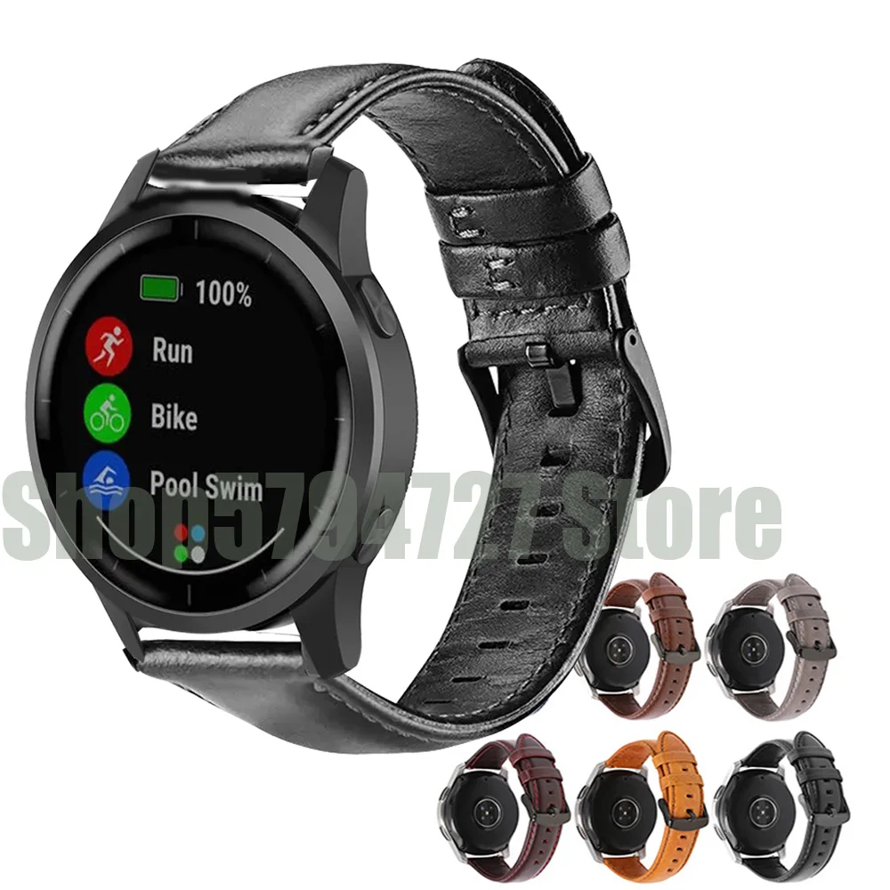 

Silicon Watchband for Garmin Vivoactive 4/3/Vivomove HR/3/Venu 2/Luxe/Style Venu2 Plus Quick Release Watch Band Strap