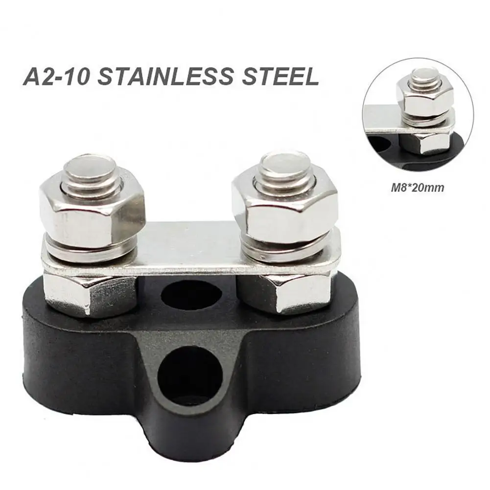 

1 Set Terminal Stud Durable Wear-Resistant DC48V Car Supply Terminal Stud Block Terminal Junction Block