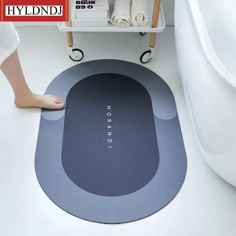 

New Bathroom Mat Super Absorbent Rug Bath Non Slip Floor Mats Easy To Clean Alfombras Para Doormat Kitchen Area Rugs Napa Skin