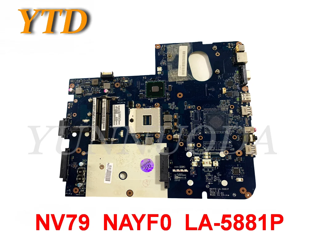 

Original For ACER Gateway NV79 Laptop motherboard NV79 NAYF0 LA-5881P tested good free shipping