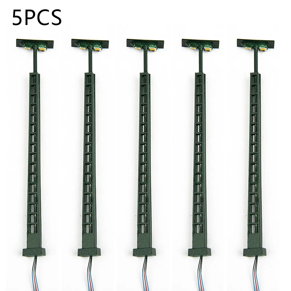 

5Pcs Model Railway Lights Bonsai Decoration Lattice Layout 1: 160 3V DC
