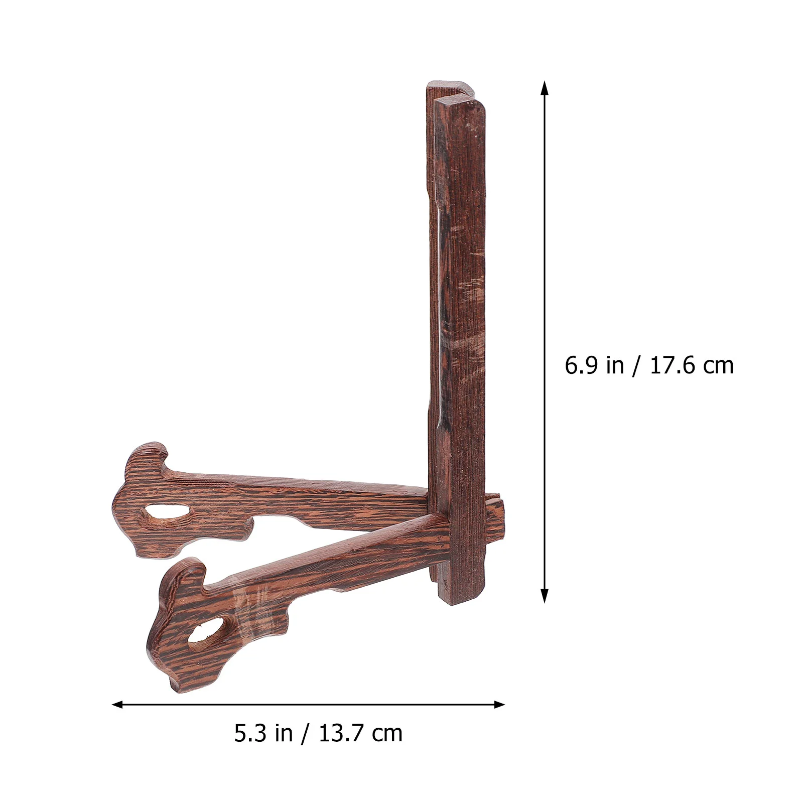 

Stand Display Plate Rackeasel Picture Holder Dish Photo Wood Frame Stands Vertical Easels Wire Folding Wooden Book Bracket