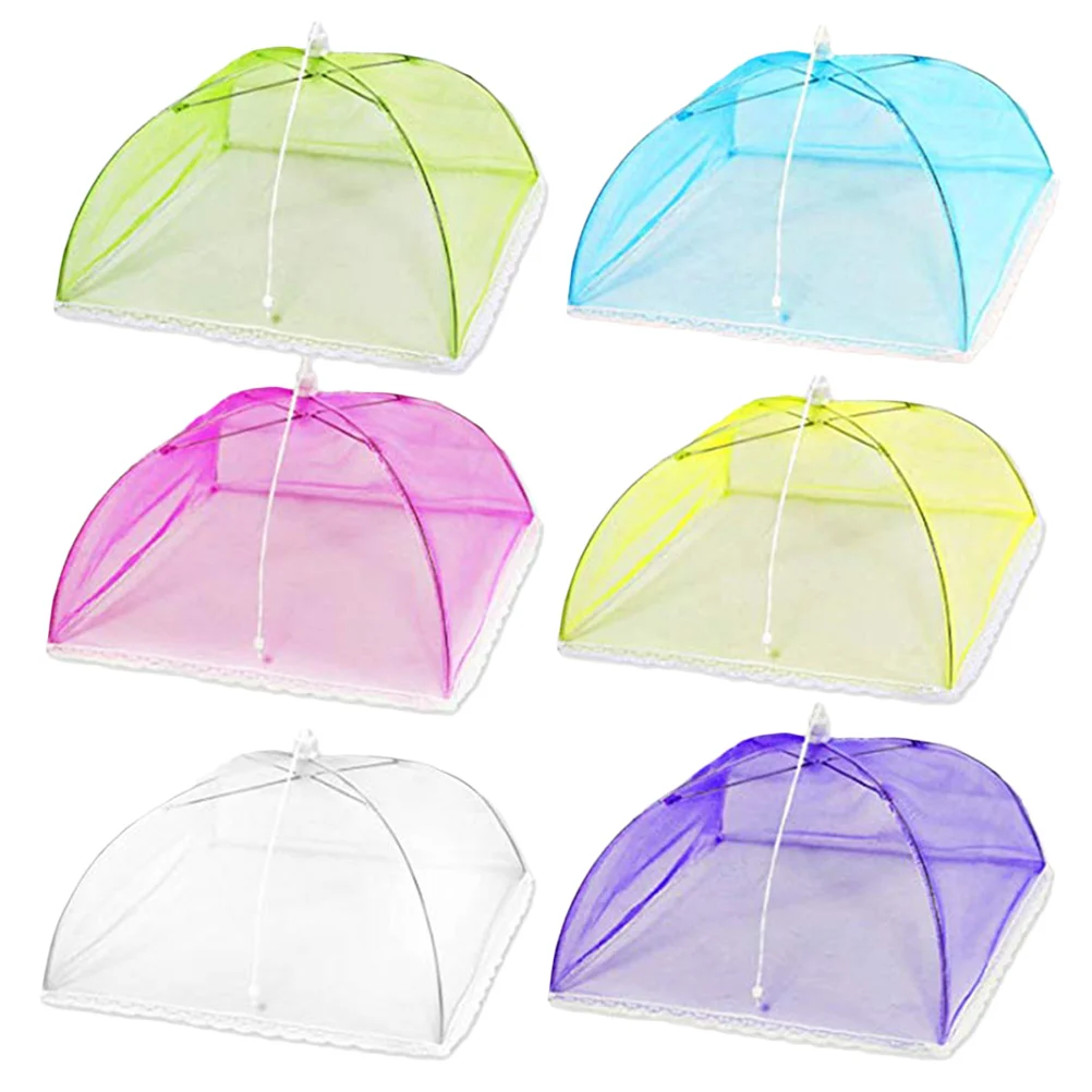 

Cover Mesh Tent Dome Picnic Cake Net Screen Stand Covers Umbrella Dish Guard Dessert Plate Umbrellas Collapsible Kitchen