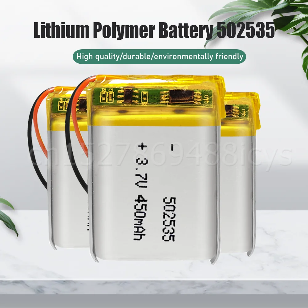 502535 052535 mAh 450 V Li ion литиевая полимерная аккумуляторная батарея для GPS MP3 MP4 Bluetooth
