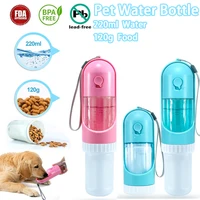 pet dog water bottle portable pet drinking bowls for dogs outdoor travel pet water bottle cat water dispenser feeder dog food