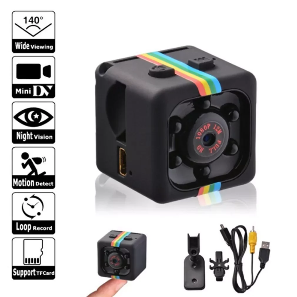 

Free Shipping SQ11 Mini Camera 1080P Sensor Night Vision Camcorder Motion DVR Micro Camera Sport DV Video small Camera cam SQ 1