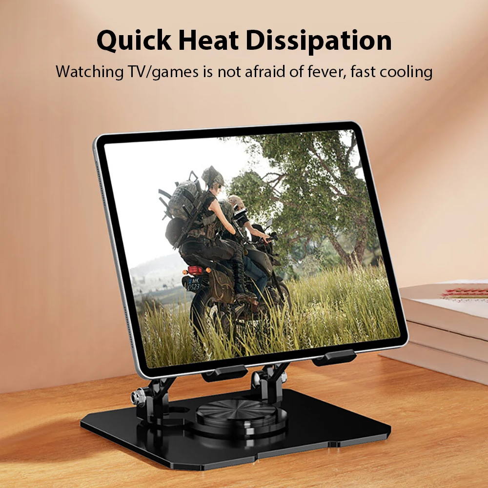 Алюминиевый плоский держатель из сплава для Apple Ipad Pro Air Mini Android Tablet Phone