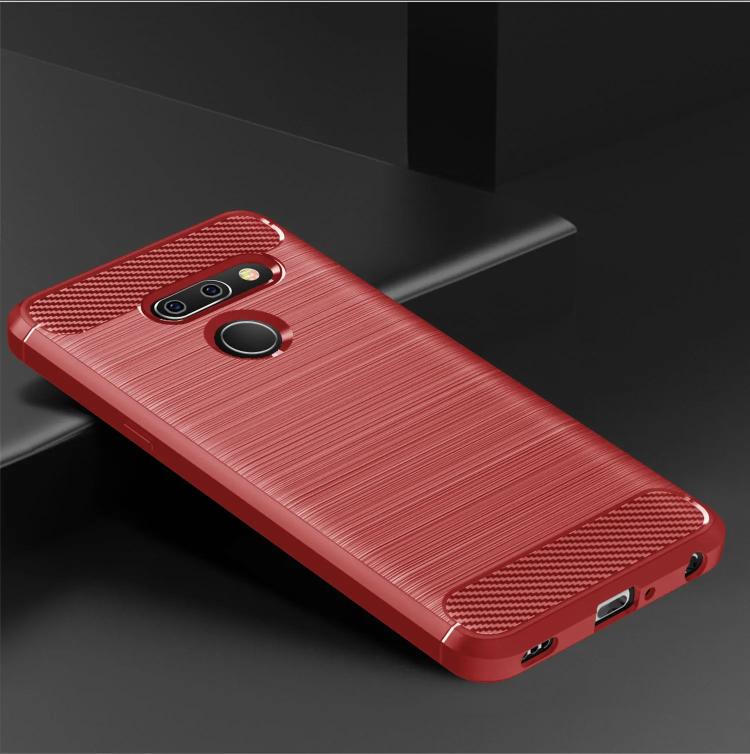 Для LG G8 ThinQ lgg8 противоударный матовый Роскошный чехол для телефона lg thinq мягкие