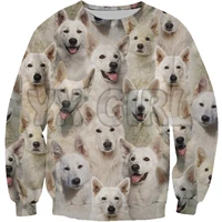 new funny dog sweatshirt yyouwill_have_a_bunchof_berger_blanc_suisses 3d printed sweatshirts men for women pullovers unisex tops