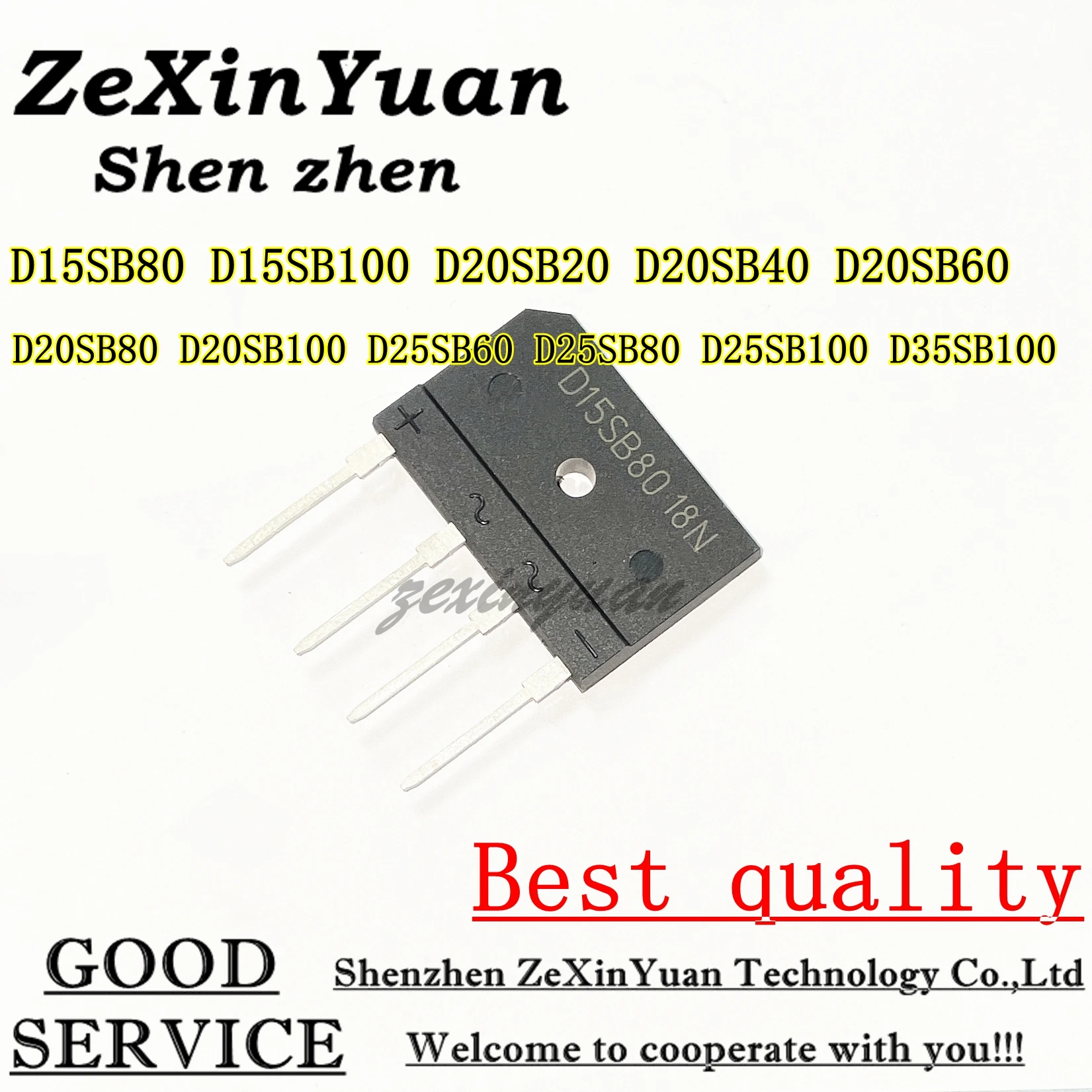 5 шт., D15SB80 D15SB100 D20SB20 D20SB40 D20SB60 D20SB80 D20SB100 D25SB60 D25SB80 D25SB100 D35SB100 10A 15A 20A 25A 35A 800 в 1000 в