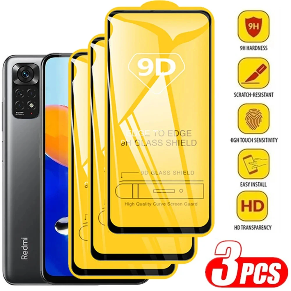 

Screen Protector For Xiaomi Redmi Note 12 11 10 9 8 Pro 10s 11s 12s Poco X5 X4 X3 NFC F3 F4 GT Mi 13 Lite 11T 12T Tempered Glass