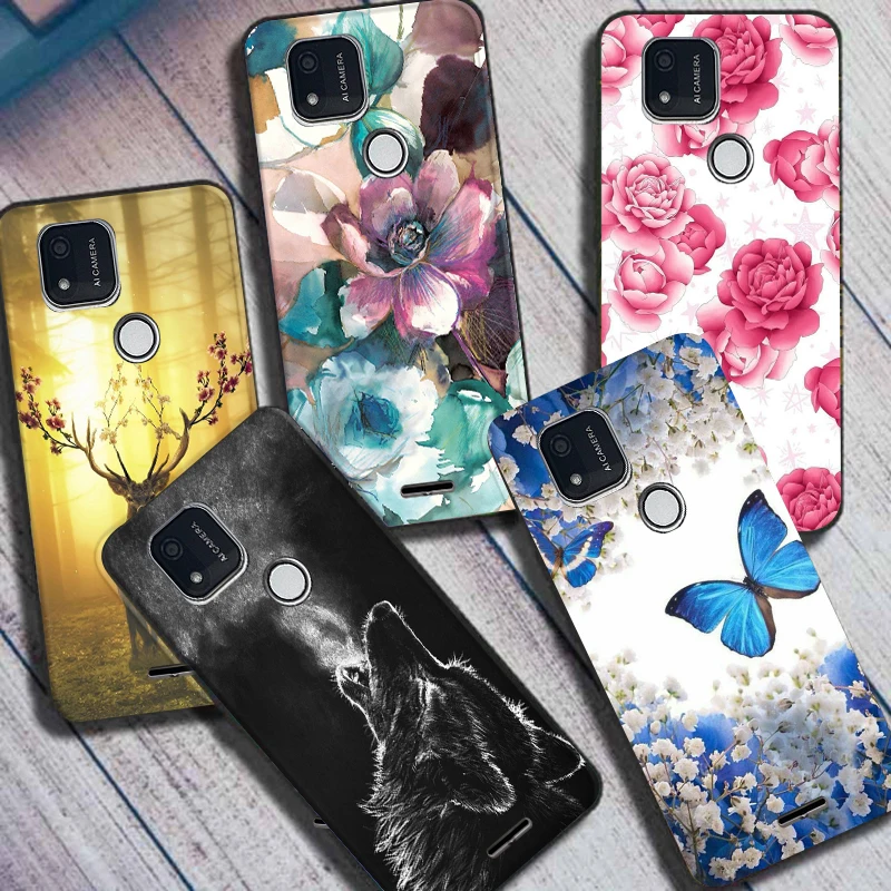 Мягкая задняя крышка для телефона с рисунком чехол для телефона For Sense TW102, защитные чехлы-бамперы