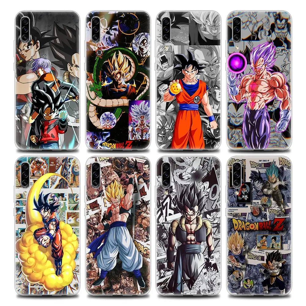 

Japan Anime Dragon Ball Z Clear Phone Case for Samsung A70 A70s A40 A50 A30 A20e A20s A10 A10S Note 8 9 10 20 Soft Silicone
