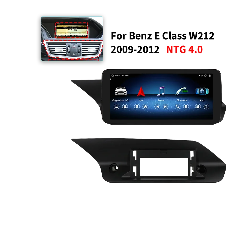 10 25 &quotавтомобильный экран стерео поддержка Carplay Android Auto для Mercedes Benz W212 E-Class E200 E230