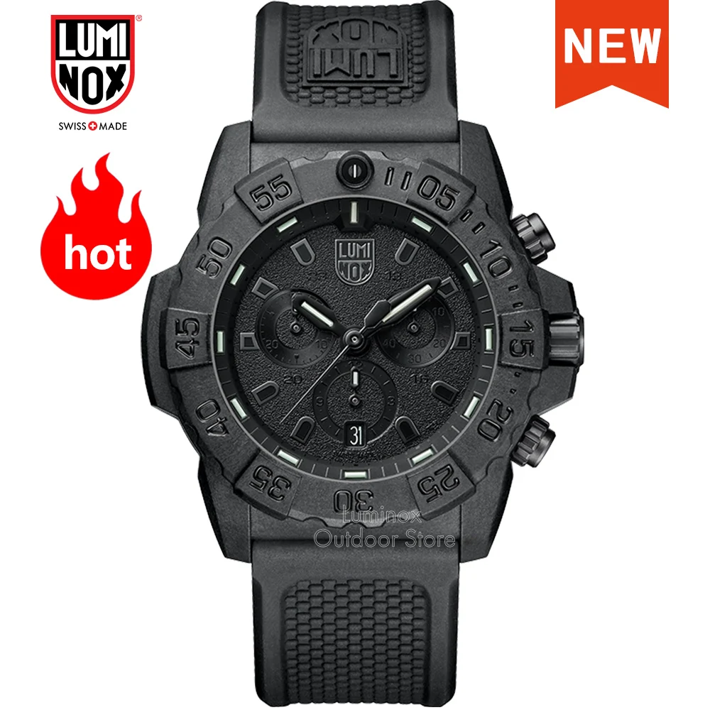 

LUMINOX XS.3581.BO Seal Assault Team Series Men's Diving Waterproof Watch Multifunctional Timer Watch Glow Clock
