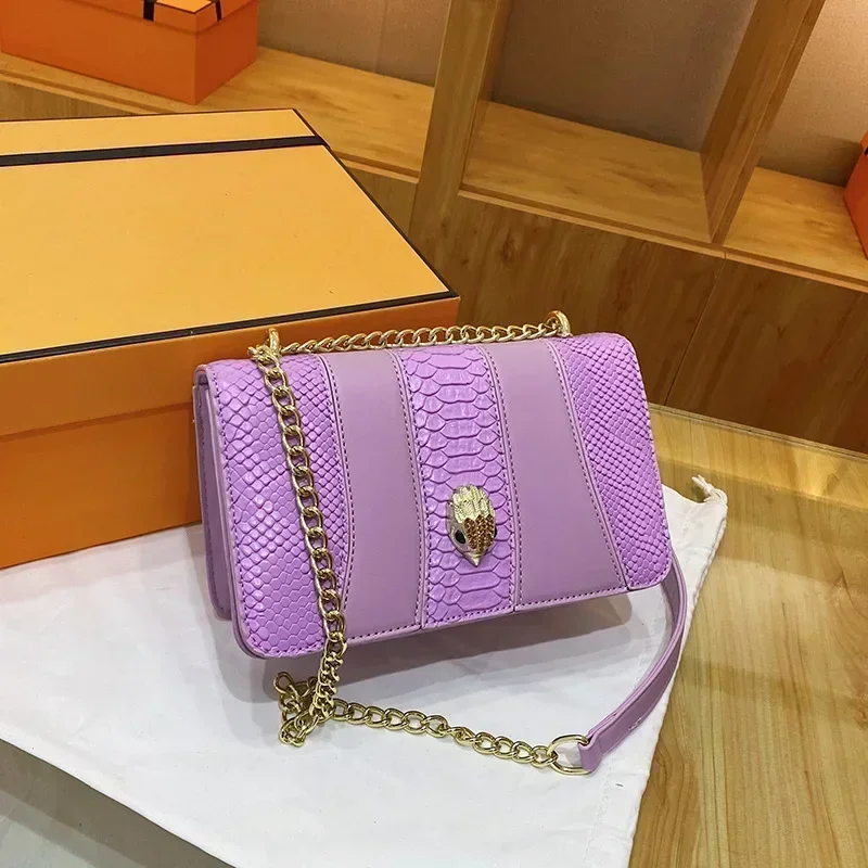 KURT GEIGER роскошные дизайнерские аксессуары голова орла женский змеиный узор