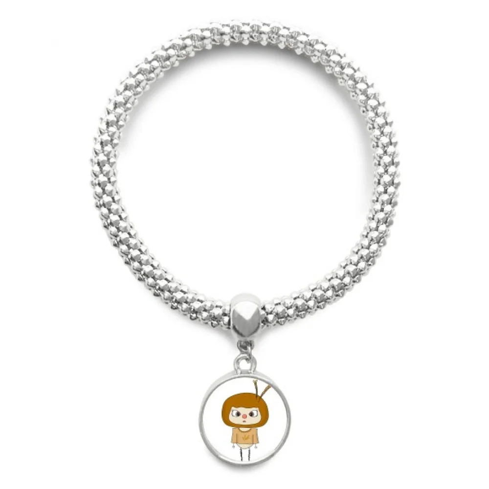 

Фермер пшеничного поля желтый съесть UU Серебряный браслет подвеска Ювелирная цепочка регулируемый браслет