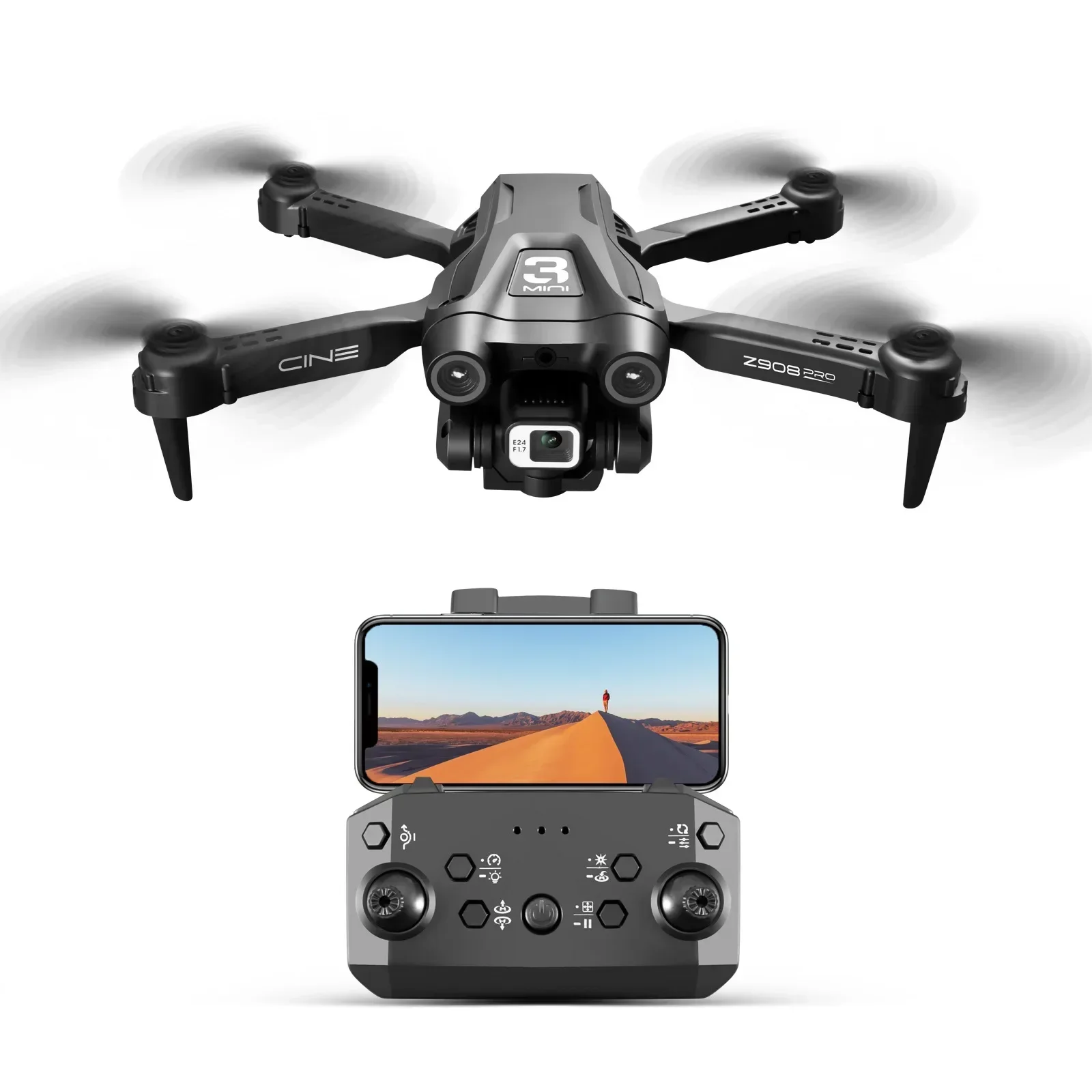 Мини-дрон Z908 Pro Drone 4K HD камера