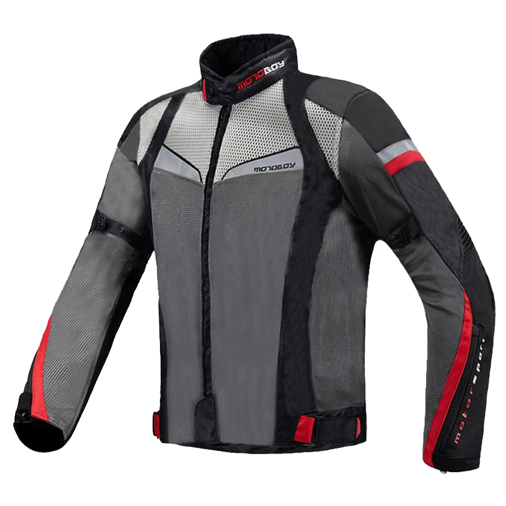Motorcycle Jacket Men Summer Breathable Lightweight Mesh Cycling Jersey Moto Jacket Protector Motocross Protective Suit enlarge