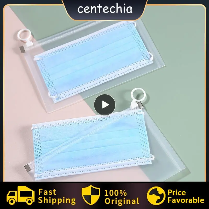 

A6 Zipper Bag Transparent Storage Bag Bill Business Card Pocket Loose-leaf Manual Account Accessories Washable Reusable