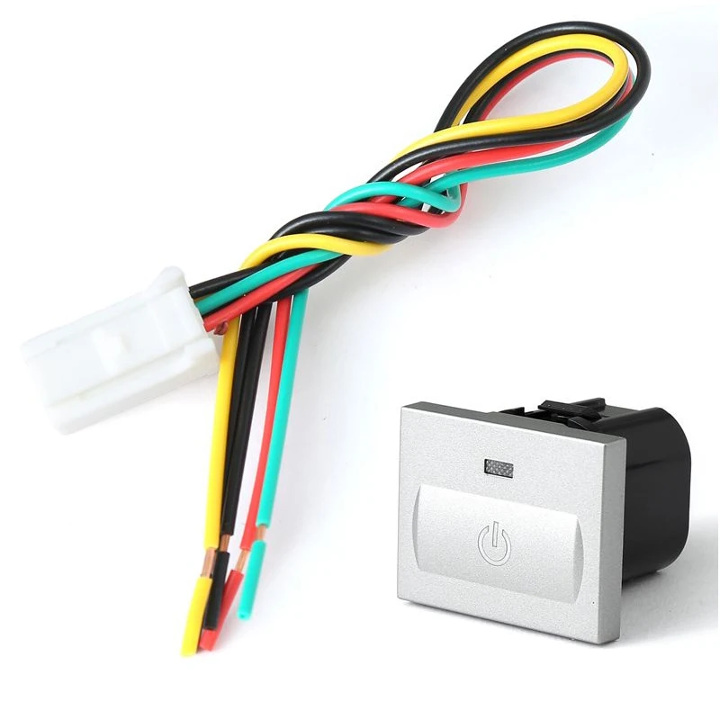 

Серебристая автомобильная лампа-радар, противотуманная лампа 12 В, лампа-переключатель тепла на рулевое колесо для Ford Focus 2 2004-2010 mk2 Transit