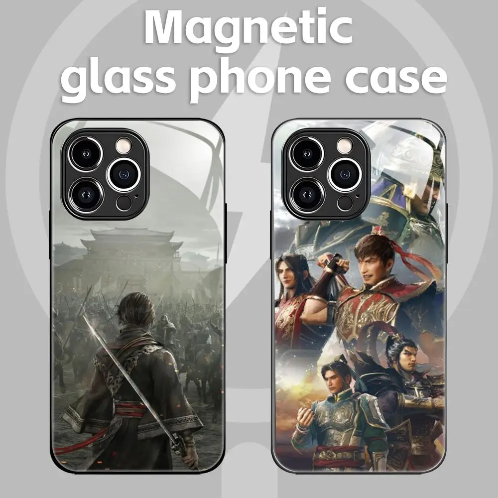 Фото Чехол для телефона Dynasty Warriors Origins для iPhone 16 15 14 13 12 11 X XR XS 8 Plus Mini Pro Max, стеклянный магнитный чехол №1
