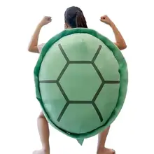 초대형 웨어러블 거북이 쉘 거북이 베개, 재미있는 장난감 동물 인형, 부드러운 베개, 어린이 성인 선물