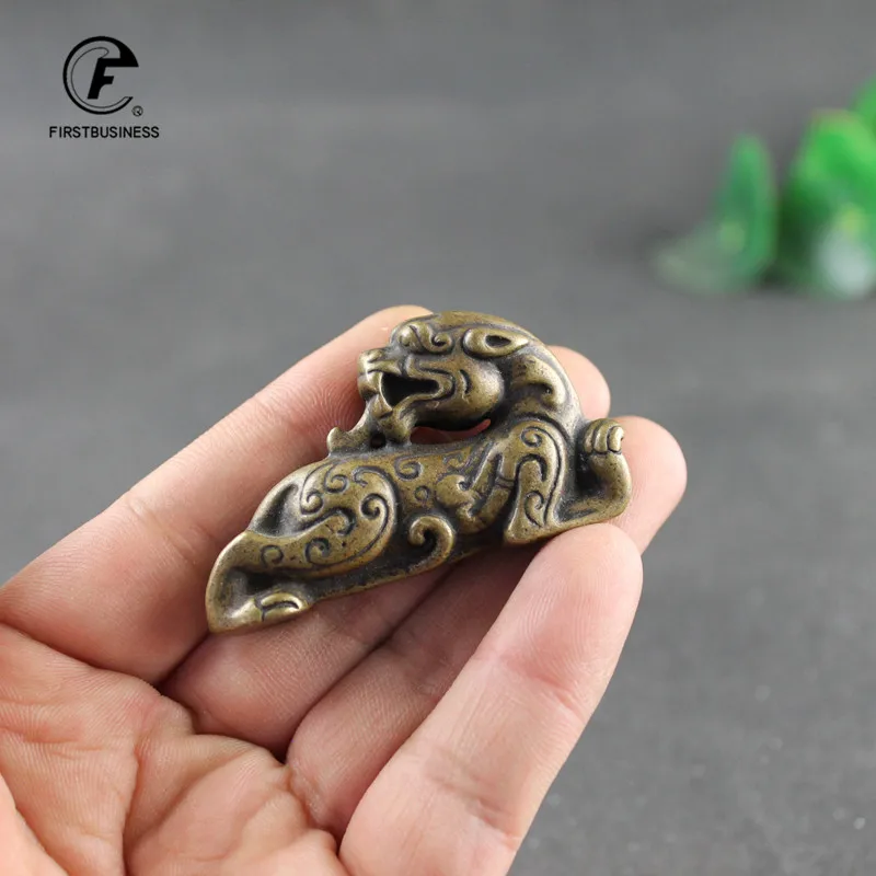 Винтажные китайские фигурки мифологических животных на удачу Pixiu миниатюры