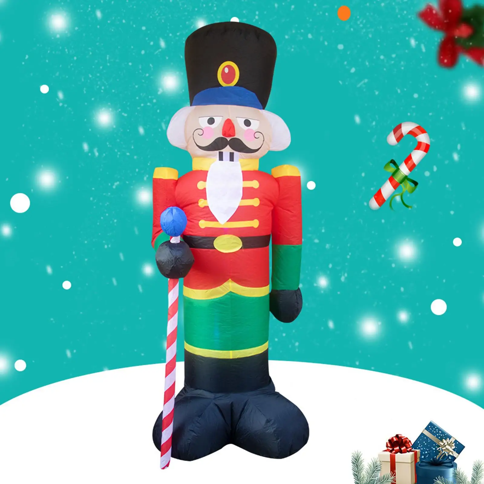 

8 Foot Christmas Inflatables Glowing Holiday Decoration for Indoor Outdoor