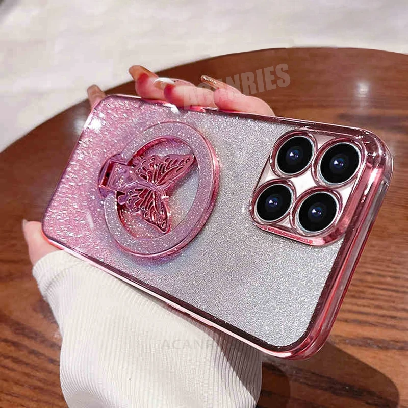 Силиконовый чехол Honorx8 с бабочкой и покрытием для Huawei Honor X8 X8a X8b X6 4g 5g X6a X6s X7a X9a Honorx6