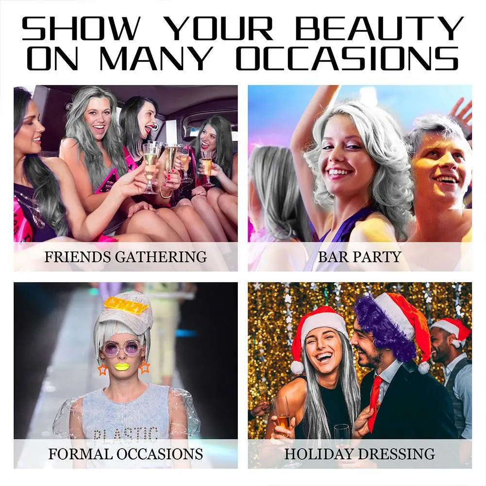 100 мл серая краска для волос естественная Стойкая унисекс салона воск дымчатые