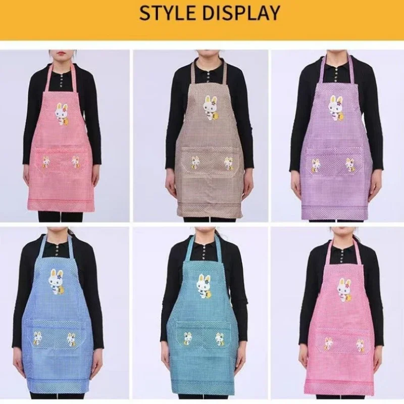 

Women Apron Practical One Size Kitchen Apron Cartoon Rabbit Women Apron Kitchen Accessories Household Supplies